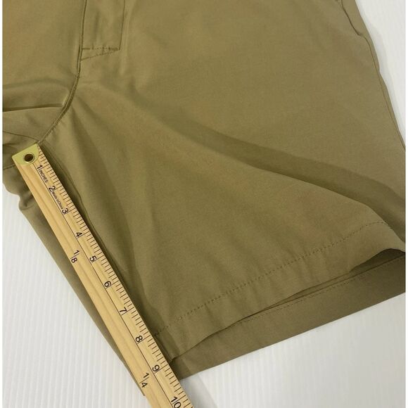 BANANA REPUBLIC Chino Golf Shorts Men's Sz 38 Tan Stretch Pockets 9" Inseam - Picture 4 of 10